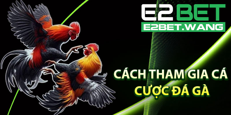 Cách Tham Gia Cá Cược Đá Gà Cựa Sắt Trên E2BET