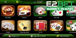 Sự Đa Dạng Trong Kho Game Bài online E2bet